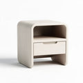 Table de chevet en bois clair avec tiroir dimensions 40 x 40 x 45cm